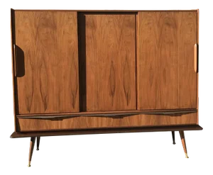 Highboard in Teak by EBW Erwin Behr Wendlingen
