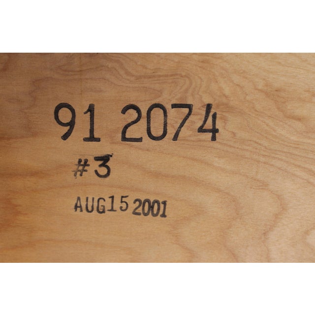 Stickley Cherry 21st Century Two Drawer Inlaid Nightstand For Sale - Image 17 of 17