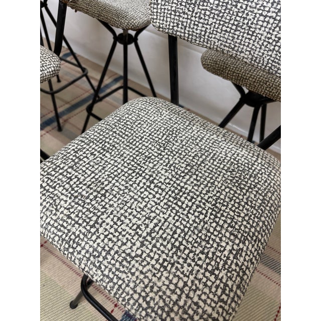 1960s Vintage Mid-Century Modern Daystrom Swivel Bar Stools For Sale - Image 5 of 10