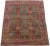 Brick Red Antique Indian Agra Rug - 11'4'' X 9'0'' For Sale - Image 8 of 8