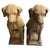 Traditional Pair of Vintage Weathered Cast Stone Seated Pointer Garden Statues For Sale - Image 3 of 12