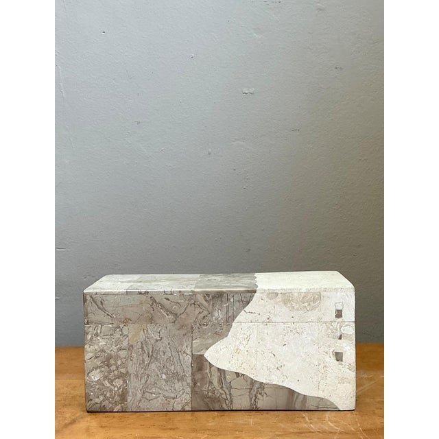 Vintage Tessellated Stone Box For Sale - Image 11 of 14