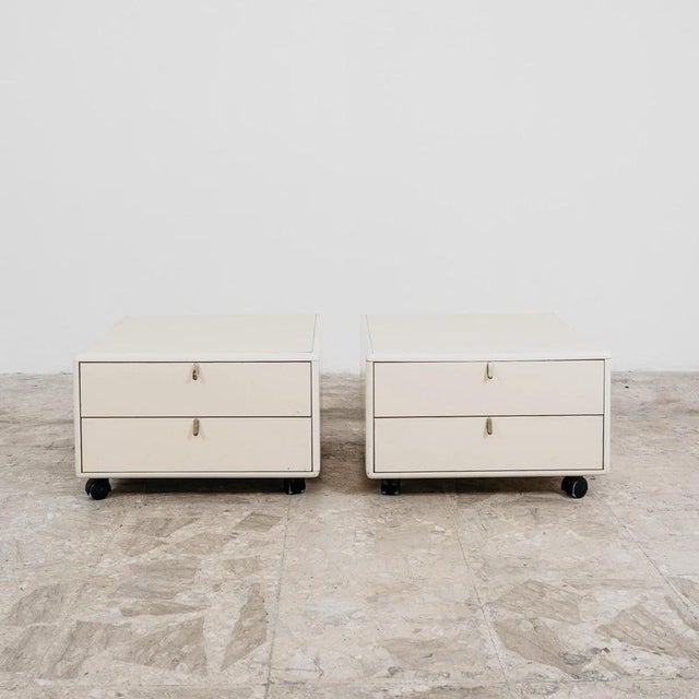 Vintage Henna Nightstands by George Coslin for Longato, 1970s, Set of 2 For Sale - Image 3 of 14