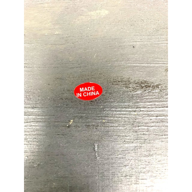 Vintage Wooden Fleur De Lis Lidded Box For Sale - Image 10 of 12