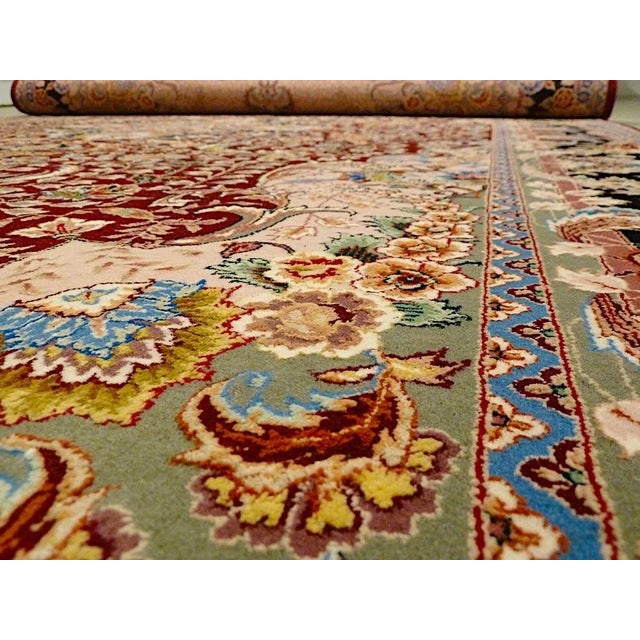 Vintage Chinese Rug in Silk, 1990s For Sale - Image 12 of 13
