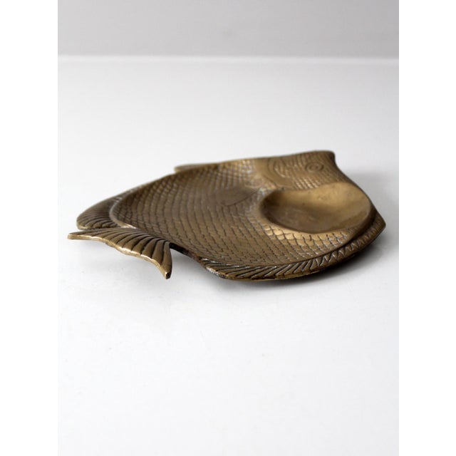 Mid-Century Brass Fish Tray For Sale - Image 10 of 10