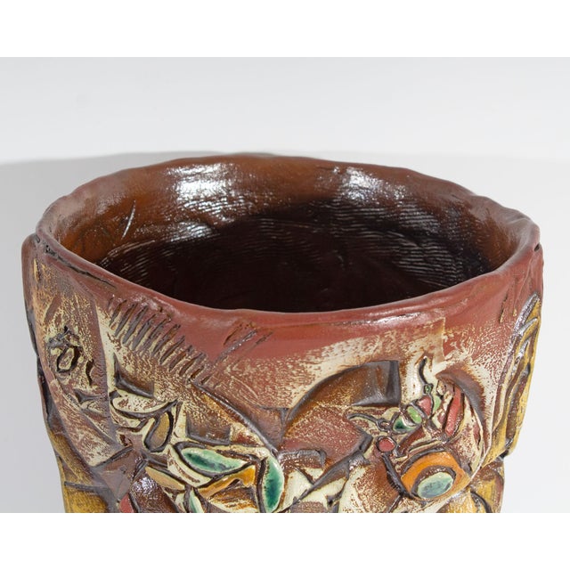2012 Signed Studio Pottery Vase by Barry Unitas Barnes For Sale In Indianapolis - Image 6 of 8