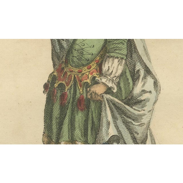 Jefferys, Tartar Princess Costume Study, 1749, Print For Sale - Image 6 of 9