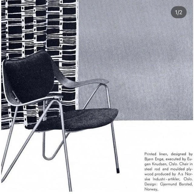 Bjorn Engo Polynesia Norwegian Handprinted Tapestry For Sale In San Francisco - Image 6 of 7