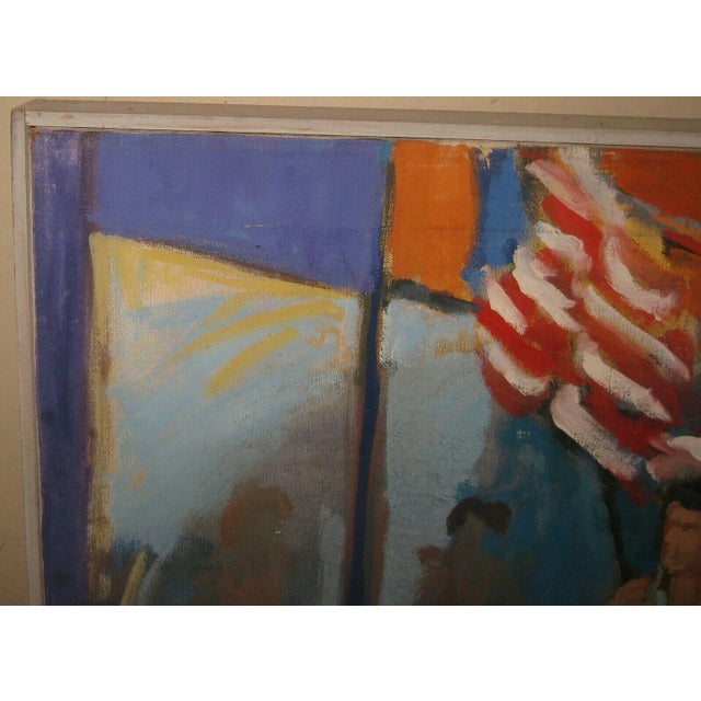 This is just a great original piece. One of two works I recently acquired by listed american artist volney robbins...