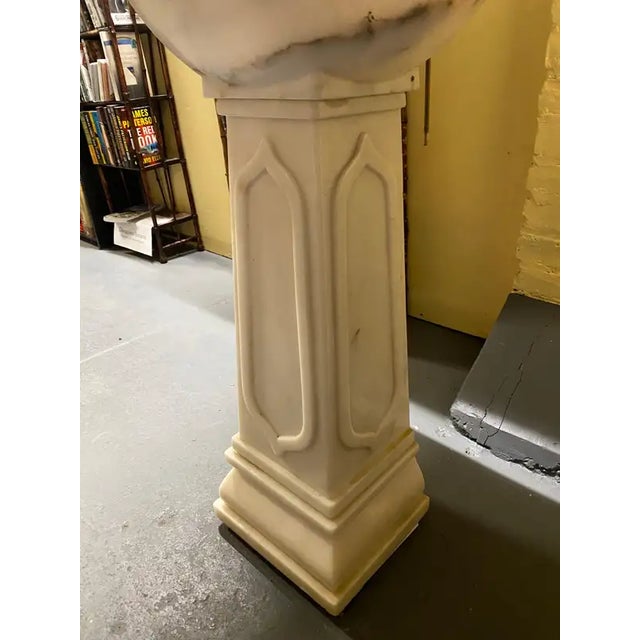 1990s Sherle Wagner Marble Pedestal Sink Chairish