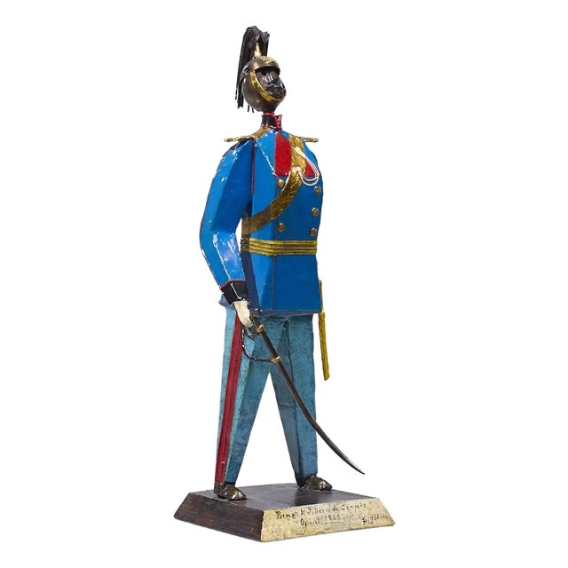 Manuel Felguérez Mid-Century Mexican Metal Toy Soldier (1 of 7) For Sale