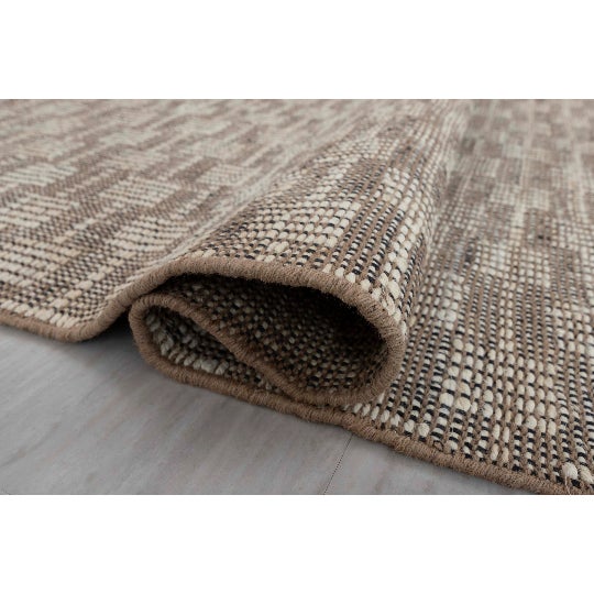 White Wool Jute Hand Woven Rug - 3x5 Ft. For Sale - Image 10 of 11