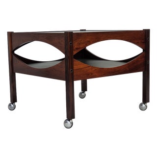 Danish Modus Side Table in Teak by Kristian Vedel for Søren Wiladsen, 1974 For Sale