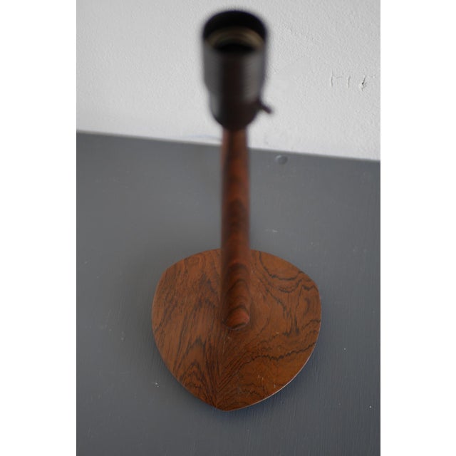 Mid-Century Modern Scandinavian Tall and Slender Teak Table Lamp from Eskilstuna Armatur, Sweden, 1960s For Sale - Image 10 of 16