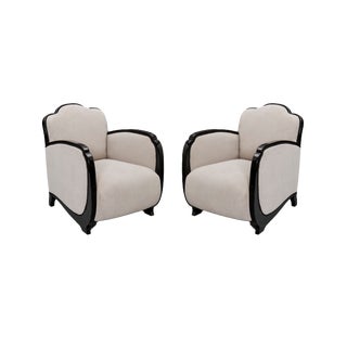 Set of Art Deco Armchairs, 1930s For Sale