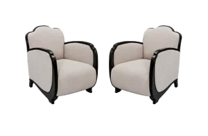 Set of Art Deco Armchairs, 1930s