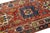 1900 - 1909 Red Vintage Kazak Caucasian Wool Runner With Multicolor Geometric Design For Sale - Image 5 of 8