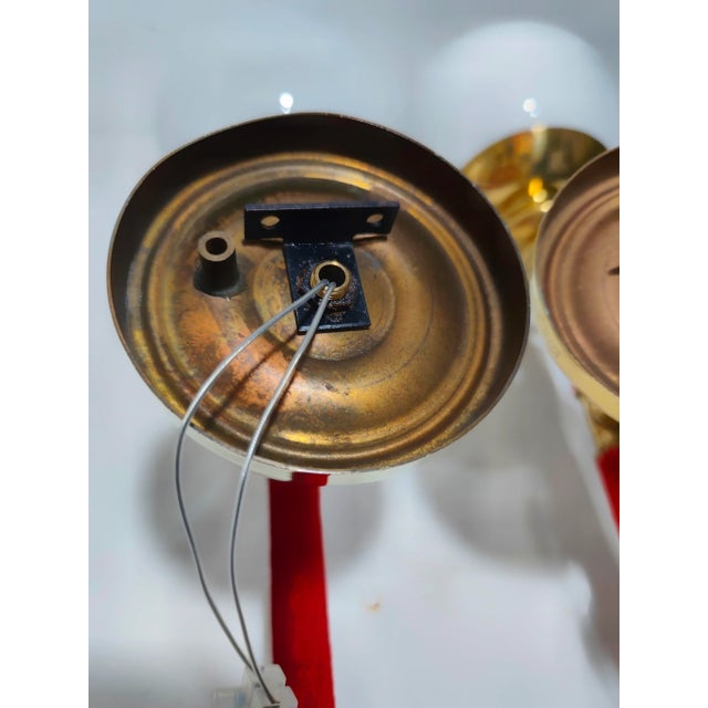 Wall Sconces, Spain, 1950s, Set of 2, in Very Good conditions. Designed 1920 to 1949 European Plug (up to 250V).The wiring...