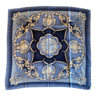 Vintage Escada Silk Scarf For Sale