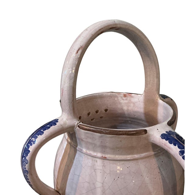 Antique French Pottery Milk Jug For Sale - Image 6 of 10