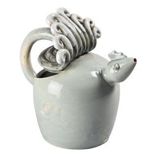 Zoomorphic Pitcher by Suzanne Ramié for Madoura, Vallauris, France, 1945 For Sale