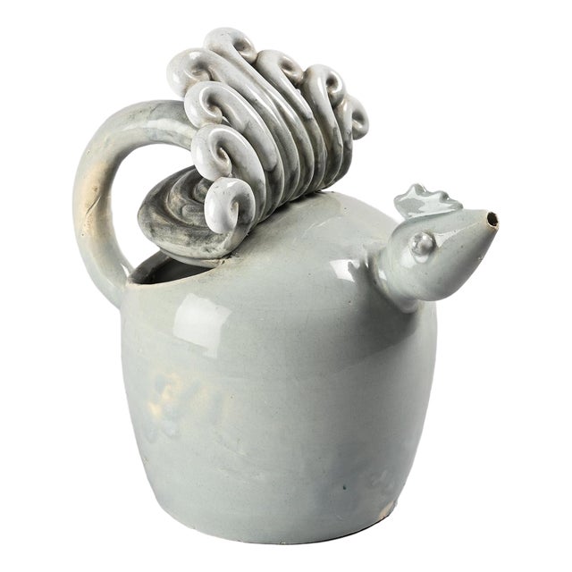 Zoomorphic Pitcher by Suzanne Ramié for Madoura, Vallauris, France, 1945 For Sale