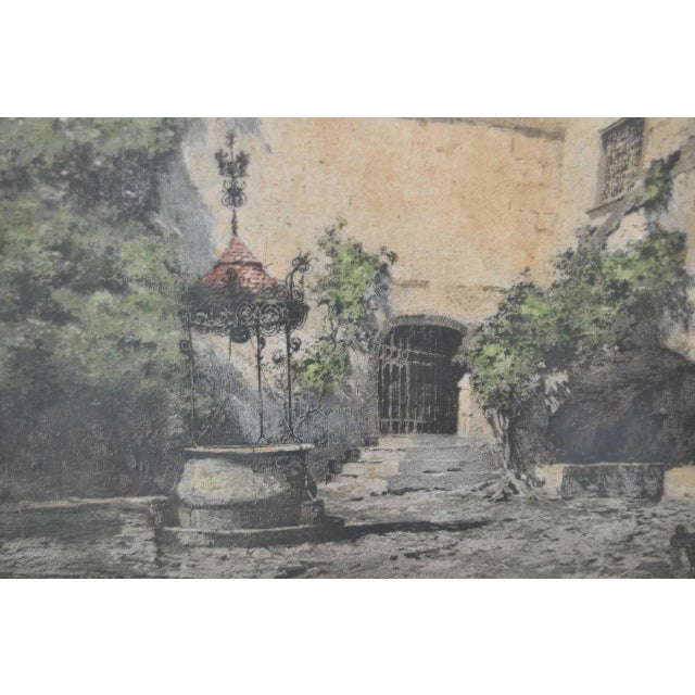 Mid 20th Century Luigi Kasimir "Seebenstein Castle, Austria" Estate Signed Etching With Aquatint For Sale - Image 5 of 12
