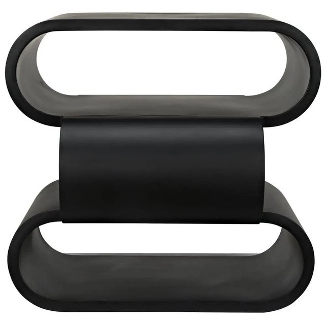 Mid-Century Modern Nada Side Table, Black Iron For Sale - Image 3 of 6