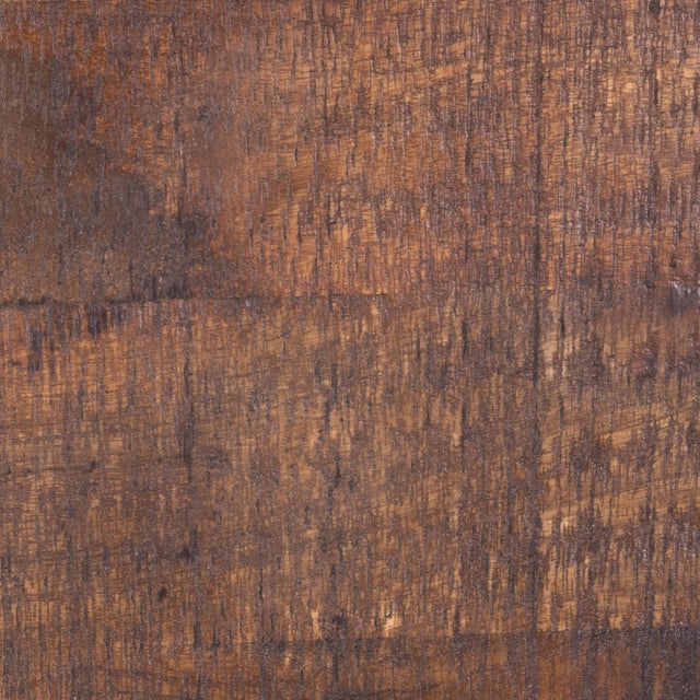 Brown Mountain Lodge Wood & Metal 51"W Bench, Natural Wood For Sale - Image 8 of 9