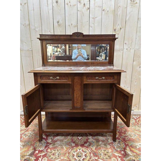 Art Nouveau Buffet in Wood For Sale - Image 3 of 13