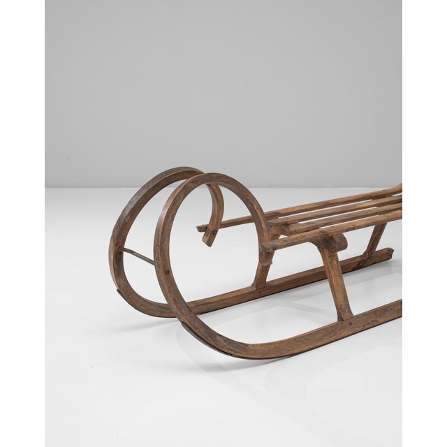 Early 20th Century 1900s Czech Bentwood Sled For Sale - Image 5 of 18