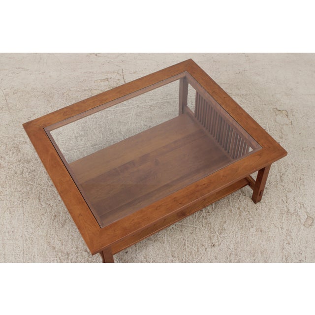 Stickley Mission Cherry Arts & Crafts Coffee Table For Sale In Philadelphia - Image 6 of 16