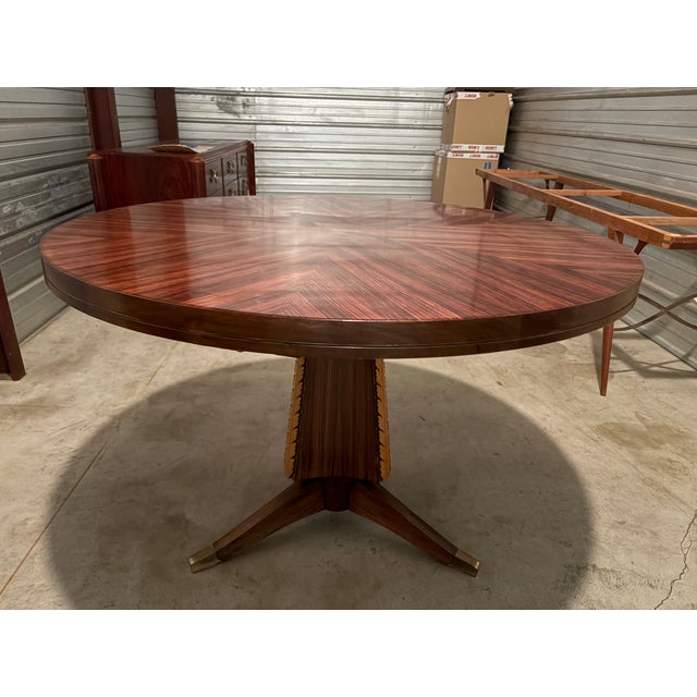 Italian Modern Center Table Designed By Pier Luigi Colli. Offered is a stunning Italian mid century center table, dining...
