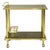 Italian Brass Serving Trolley, 1980s For Sale