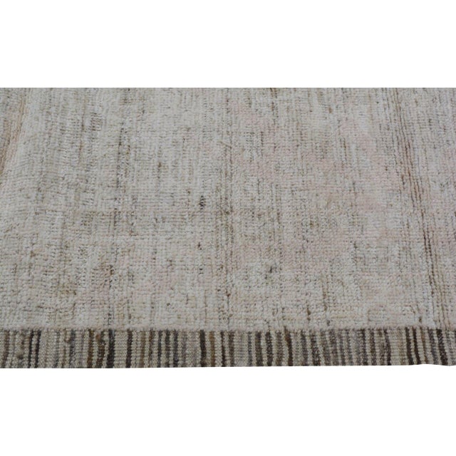 Oushak Hand Knotted Wool Rug, 10'x14'3'' For Sale - Image 4 of 6