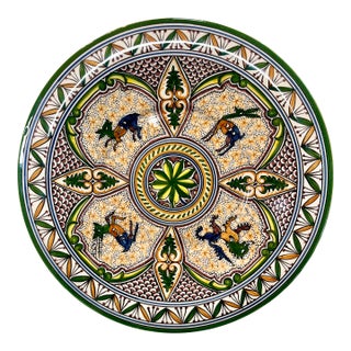 Coimbra Ceramic - Hand Painted Portuguese Plate For Sale