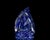 Late 20th Century Lapis Lazuli Buddha Bodhi Leaf Indian Finely Carved Blue Natural Gemstone For Sale - Image 5 of 8