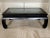 Late 20th Century Kang Style Rectangular Glass Top Coffee Table For Sale - Image 9 of 10