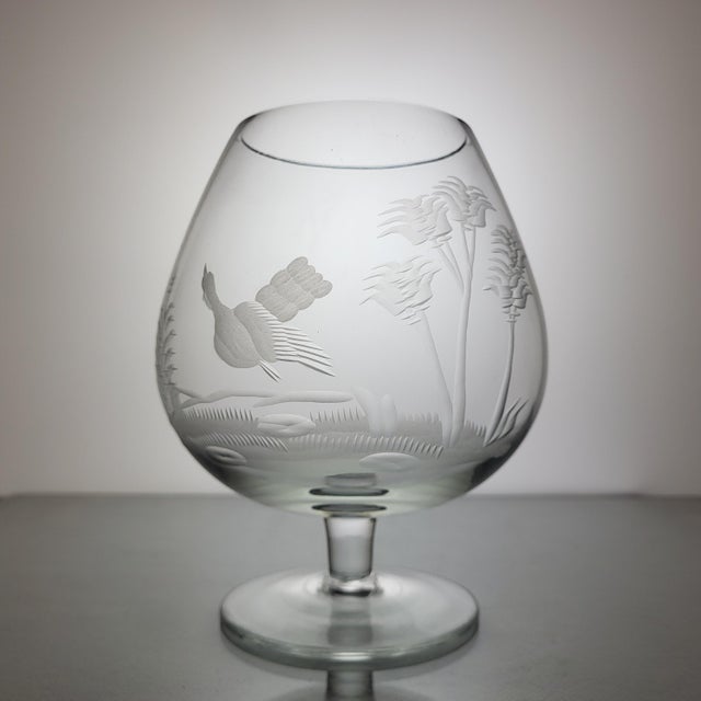 Crystal Cognac Glasses, 1950s, Set of 6 For Sale - Image 11 of 12