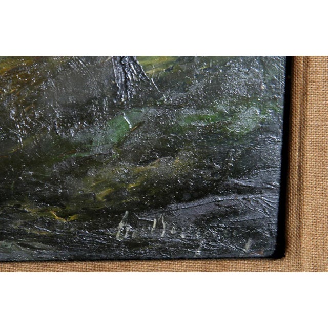 Marcel Bouyeron, Neige en Cantal, Painting For Sale - Image 4 of 5