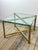 Metal Italian Brass and Glass Side Tables, 1970s, Set of 2 For Sale - Image 7 of 13