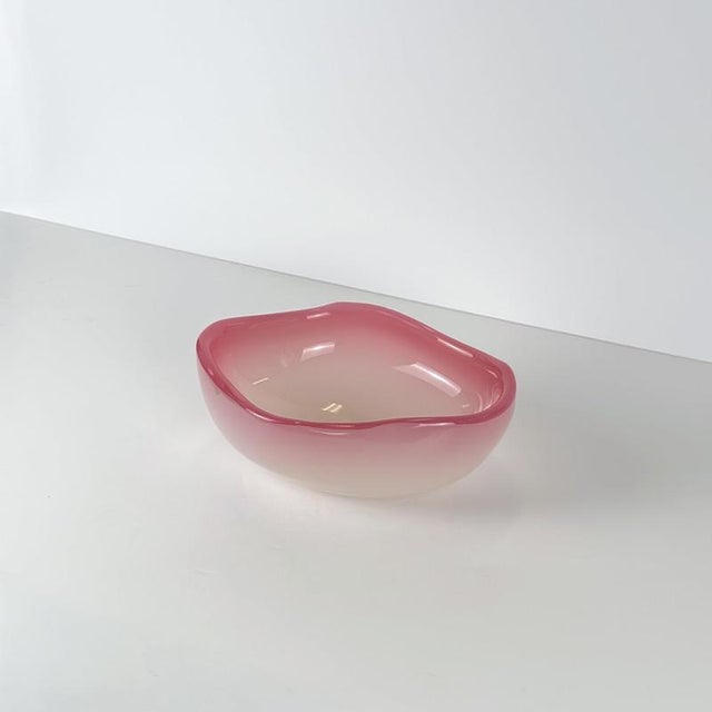 Large Murano Glass Bowl in Pink Alabastro from Archimede Seguso, Italy, 1960s For Sale - Image 9 of 10