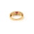 Metal 18k Solid Gold Natural Heart Cut Ruby Signet Ring Size 7 Gift for Her For Sale - Image 7 of 14