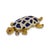 Contemporary 1980s Tiffany & Co. Ruby 18k Yellow Gold Enamel Turtle Brooch For Sale - Image 3 of 6