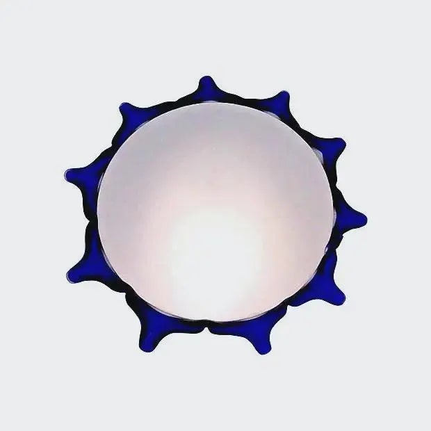 Italian Mid Century Italian Sun Flush Light For Sale - Image 3 of 17