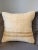 Vintage Turkish Hemp Pillow, Natural Ivory Camel Band Cushion, Handwoven Anatolian Pillow With Insert, 16x16 In For Sale In New York - Image 6 of 8