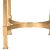 Modern Modern Mirror Top End Table in Antique Gold For Sale - Image 3 of 5