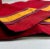 Late 20th C. Boxed Set of 4 Walai Crimson & Orange Stripe Silk Placemats & Napkins For Sale - Image 9 of 18