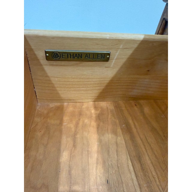Ethan Allen 1980s Ethan Allen Tuscany Marble Top Console Table For Sale - Image 4 of 11
